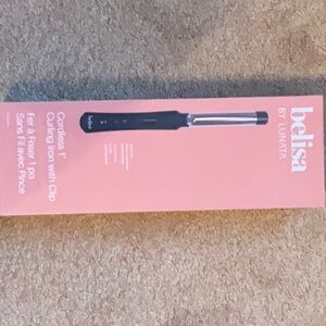 Belisa By Lunata Cordlesss 1” Curling Iron with Clip